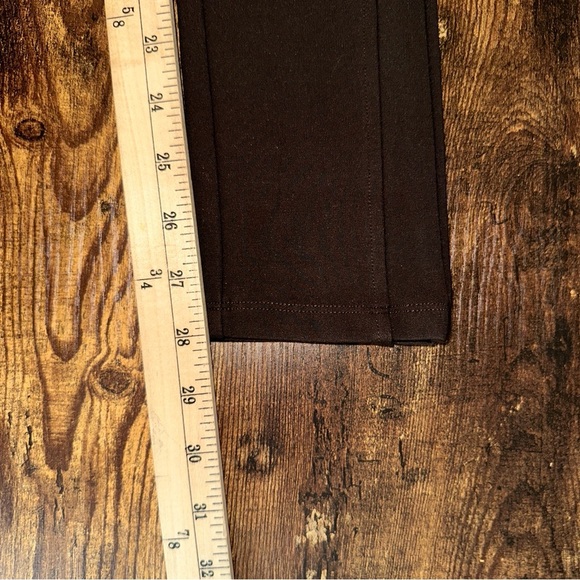 Love Token Pants Womens Small Brown Faux Suede Patch Knee Leggings - Picture 3 of 7